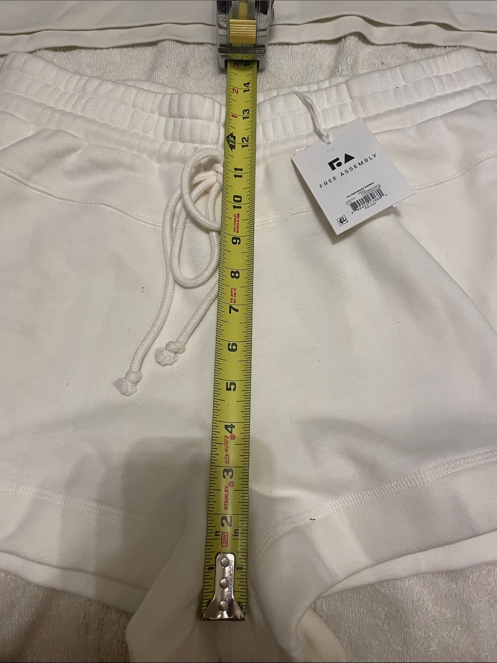 NWT Free Assembly Cream Half-Zip & Drawstring Shorts - Picture 6 of 12